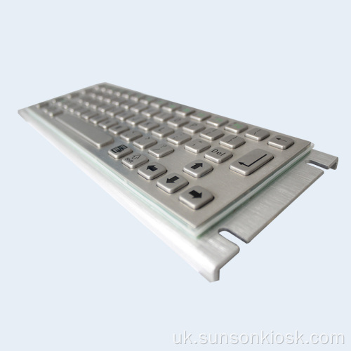 Міцна металева клавіатура та доріжка